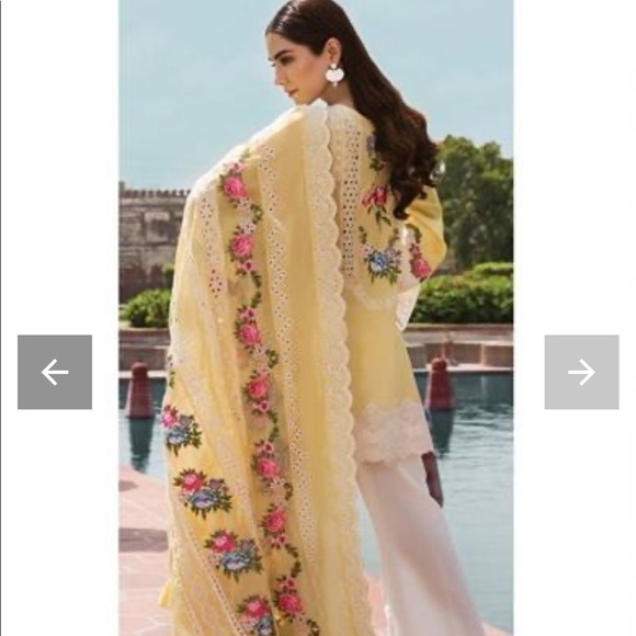 Crimson Pakistani designer suit - Picture 2 of 3